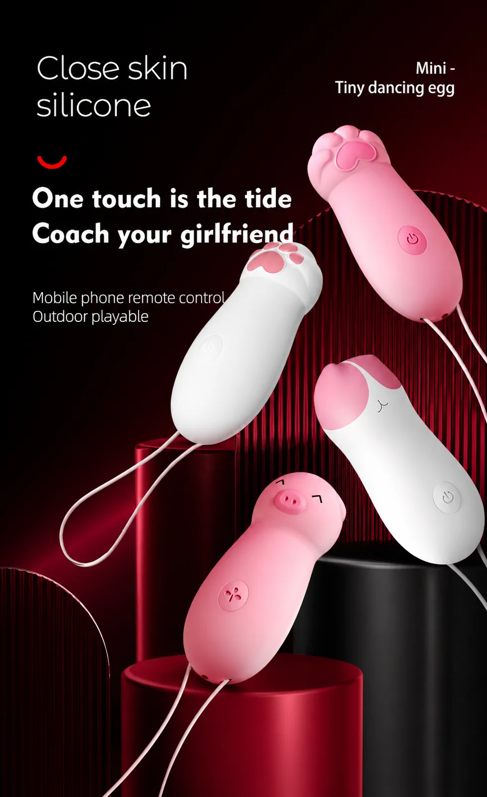 Mini Remote-Control Bullet Vibrator detail 1