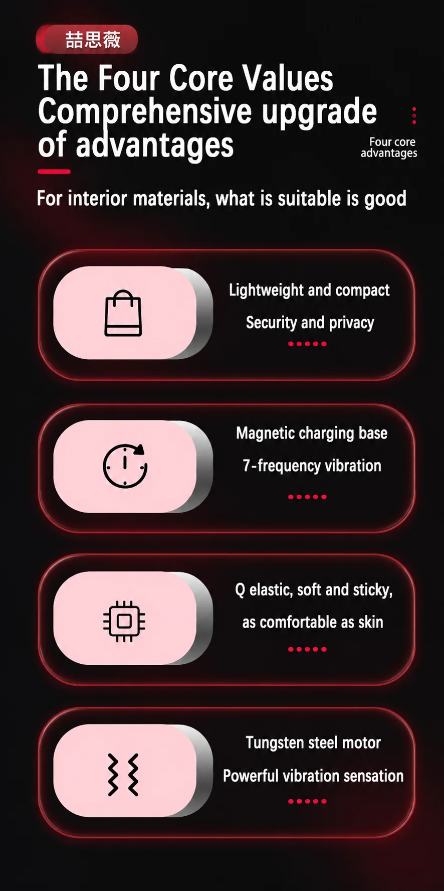 Pink Kitty Mini Vibrator detail 2