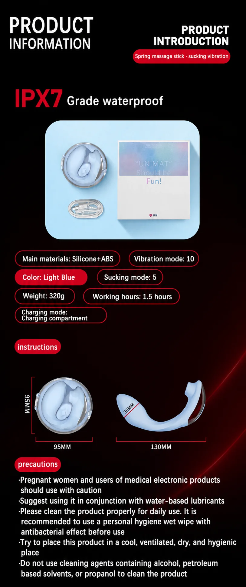 Spring Body Wand Massager detail 5