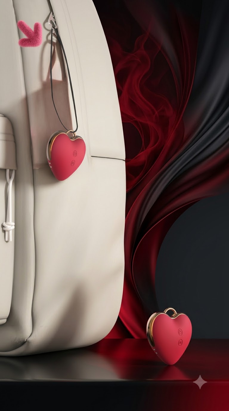 Suction & Spanking 2-in-1 Heart Necklace