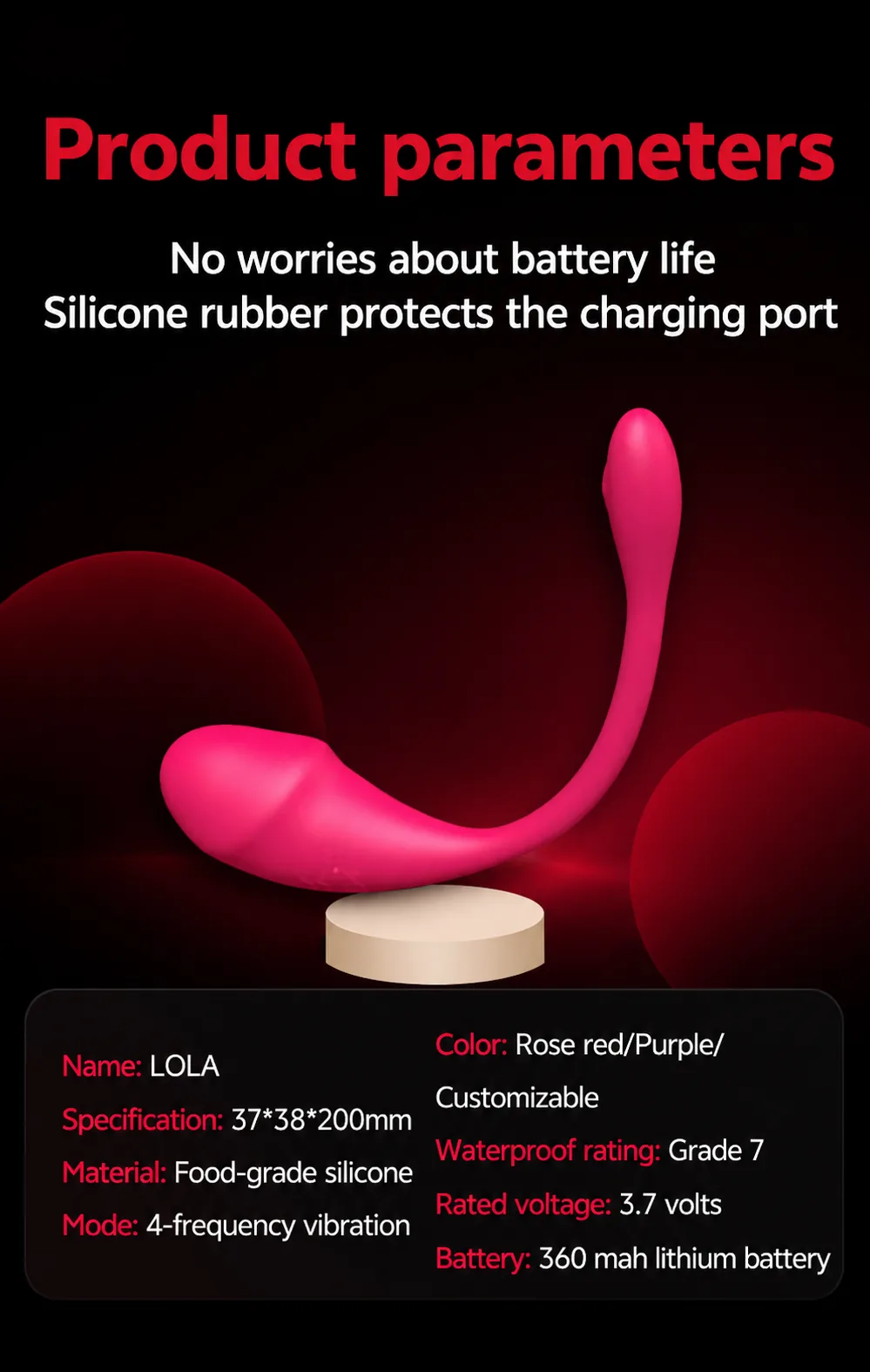 LOLA App-Controlled Wearable Vibrator detail 10