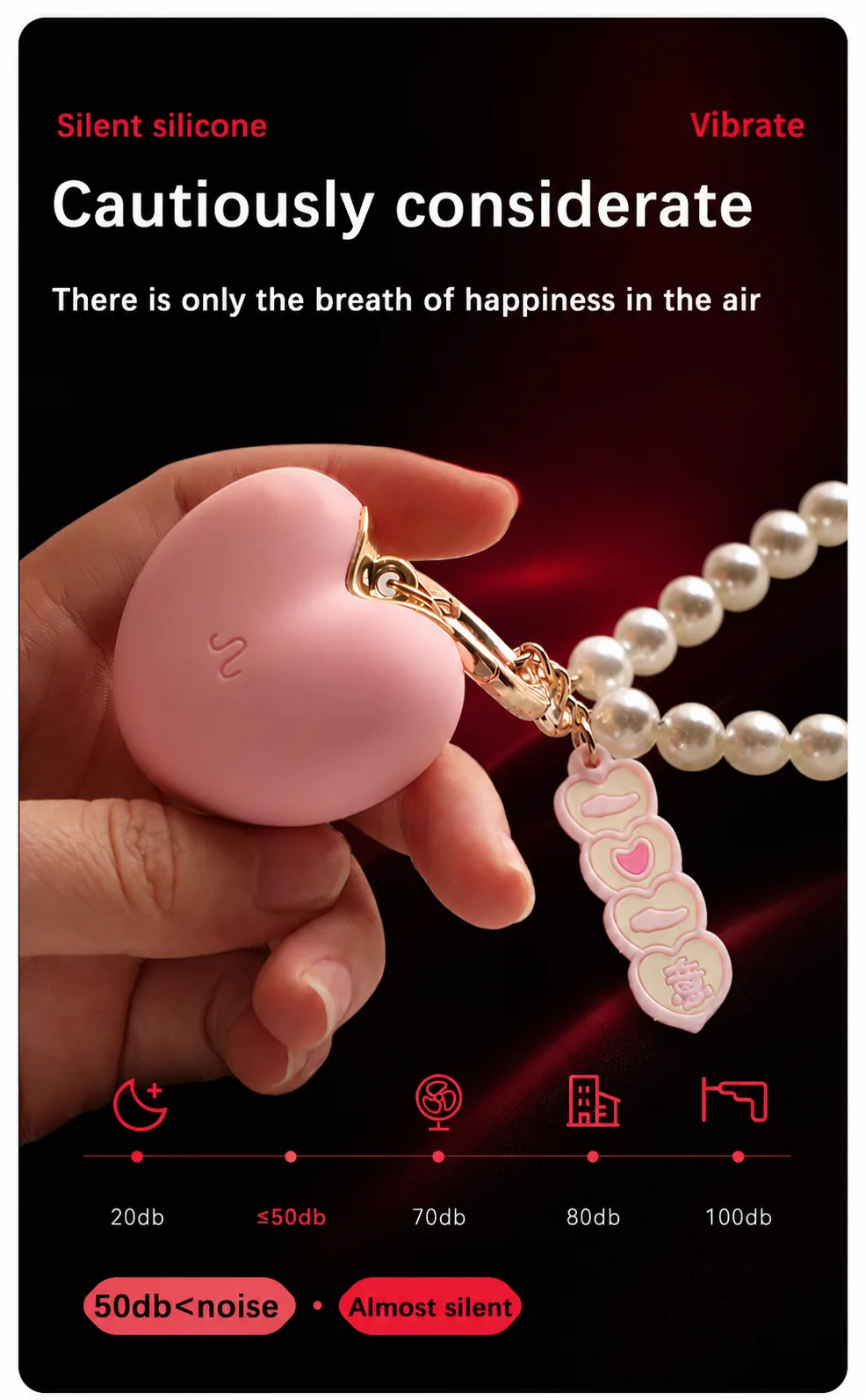 Wholehearted Pendant Bullet Vibrator detail 5