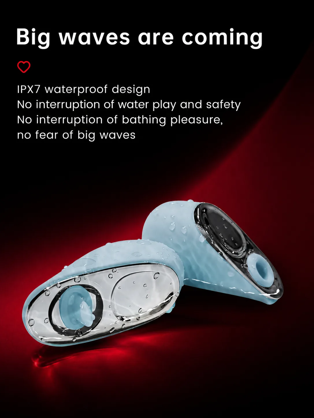 Heart-Shaped Tongue Licking & Suction Massager detail 7