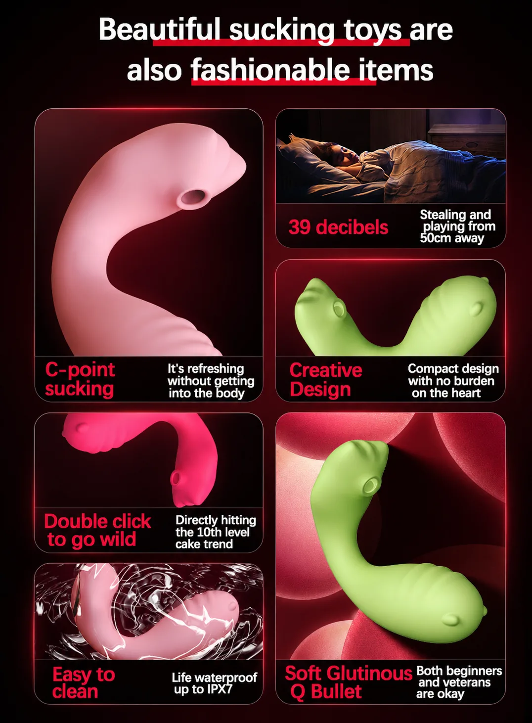 Little Monster Suction Massager Gen 1 detail 1