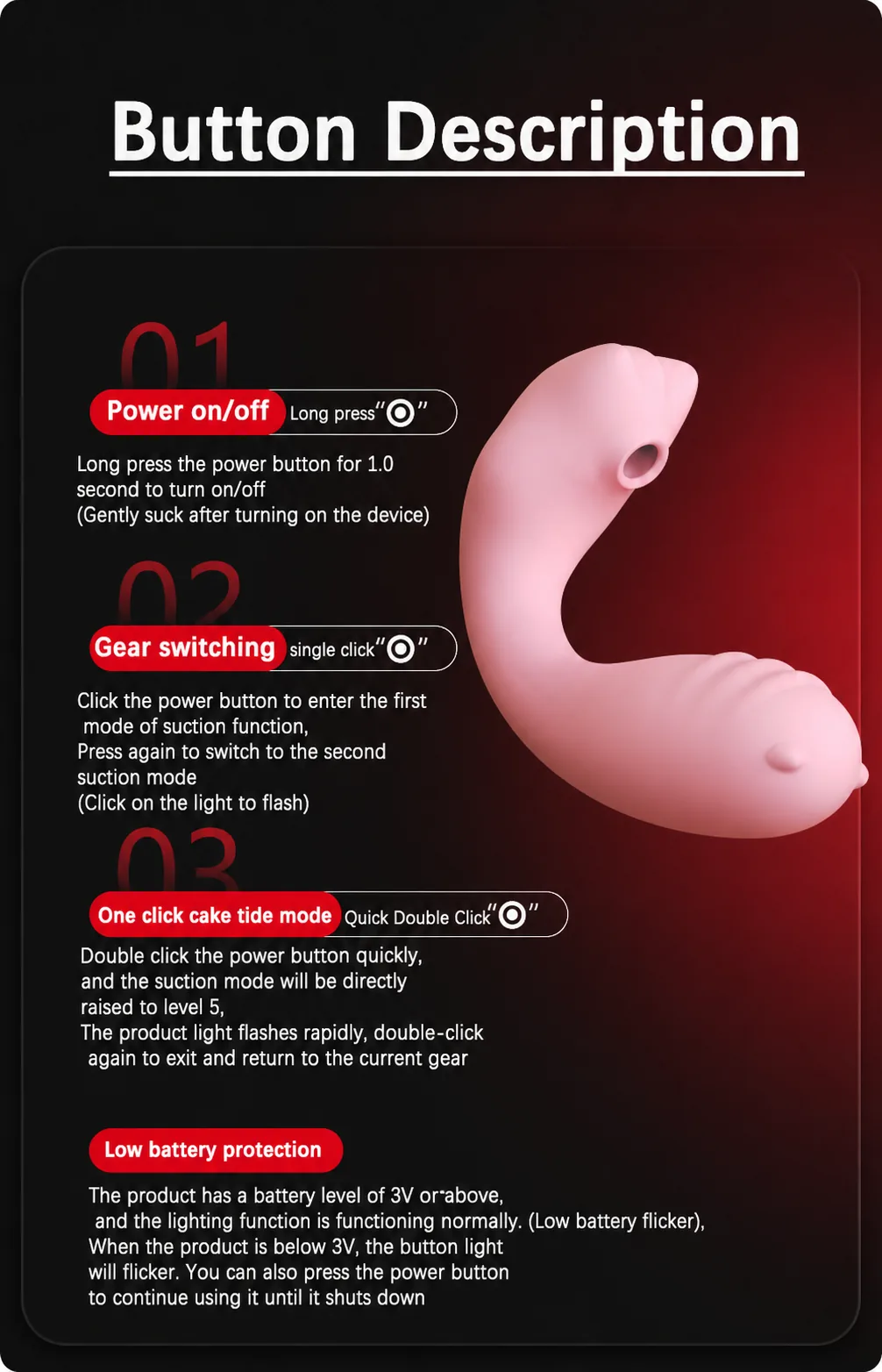 Little Monster Suction Massager Gen 1 detail 8