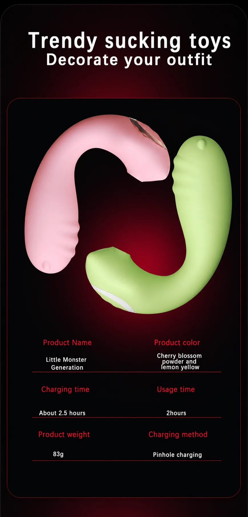 Little Monster Suction Massager Gen 1 detail 9