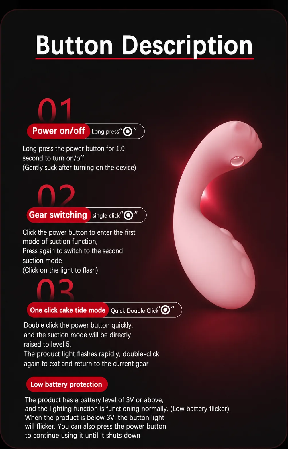 Little Monster Suction Vibrator Gen 2 detail 9