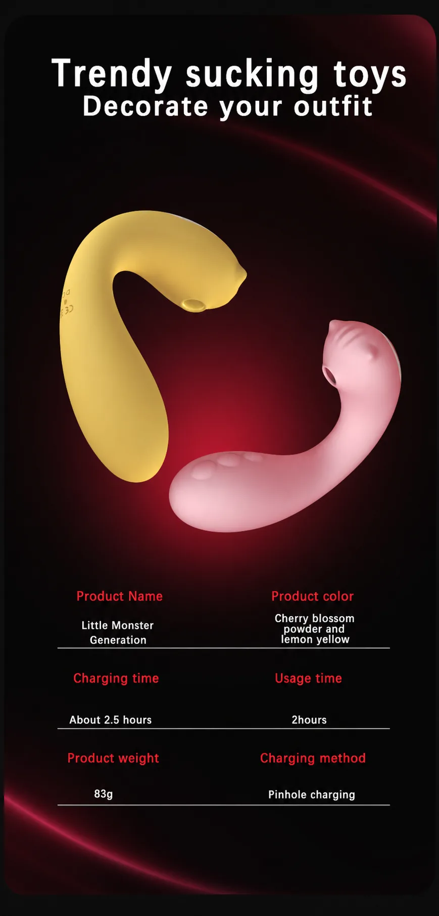 Little Monster Suction Vibrator Gen 2 detail 10