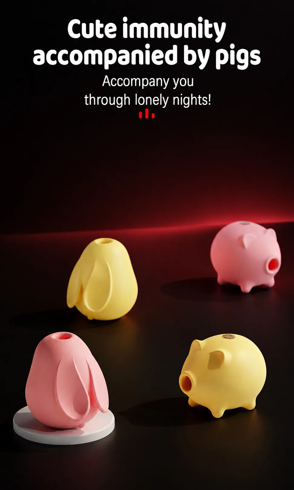 Pig & Bunny Dual-Stimulation Vibrator detail 8